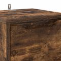 vidaXL Kúpeľňová skriňa Dymová dub 30,5 x 30 x 101 cm Kompozitné drevo