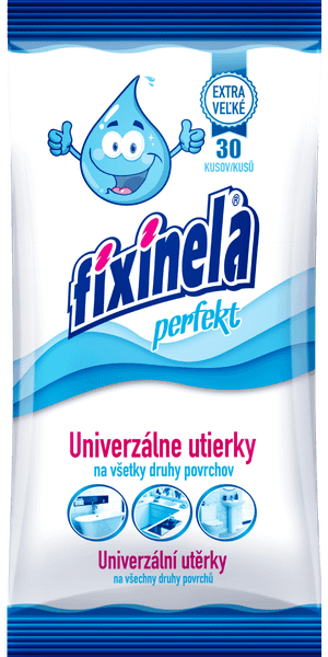 FIXINELA perfekt univerzálne vlhčené utierky