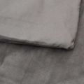 vidaXL Záťažová prikrývka s krytom šedá 150x200 cm 11 kg látka