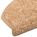 vidaXL Samolepiace schodové rohože 15 ks 80 x 24,5 x 3,5 cm Zlatá
