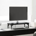vidaXL Stojan na monitor Čierny dub 55 x 23 x 14 cm Kompozitné drevo