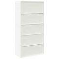 vidaXL Úložná skrinka 2 ks Biely 90 x 40 x 180 cm Oceľ Zamykateľné