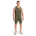 Pánske šortky Combat Olive Grey - GymBeam, veľkosť M