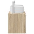 vidaXL Set kabinetov do kúpeľne 3 ks Dub sonoma 49,5 x 44,5 x 66 cm