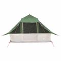 vidaXL Tipi stan 10-miestny Zelená taft