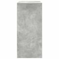 vidaXL Botník betónovo sivý 57x34x76 cm spracované drevo