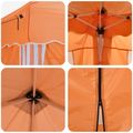 vidaXL Prístrešok na párty 575 x 288 x 245 cm Oranžová