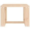 vidaXL Záhradný príručný stolík 40x38x28,5 cm masívna borovica