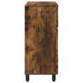 vidaXL Kozmetický stolík do kúpeľne Dymový dub 60 x 35 x 80 cm