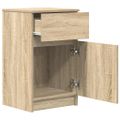 vidaXL Nočný stolík dub sonoma 39x35x65 cm kompozitné drevo