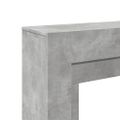 vidaXL Obloženie krbu betónovosivé 100x30x87,5 cm kompozitné drevo