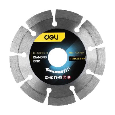 Kotúč pílový diamantový DELI EDH-SQP125-E1 125x22,2mm