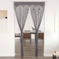 vidaXL Záclona macrame antracitová 140x240 cm bavlna
