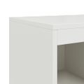 vidaXL Komoda biela 100,5x39x107 cm oceľ