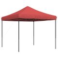 vidaXL Skladací pop-up párty stan burgundský 292x292x315 cm