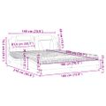 vidaXL Posteľ Viana s matracom bielo-čierna 180x200 cm umelá koža