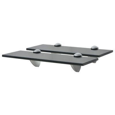 vidaXL Nástenná polička 2 ks sklo 30x10 cm 8 mm