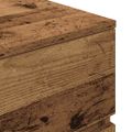 vidaXL Nočné stolíky 2 ks staré drevo 39x35x65 cm kompozitné drevo