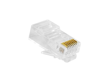 Konektor UTP CAT6 RJ45 8p8c netienený neskladaný na drôt Konektor UTP CAT6 RJ45 8p8c nestíněný neskládaný na drát