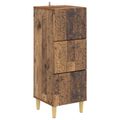 vidaXL Zásuvkový kabinet Staré drevo 33 x 34,5 x 90 cm