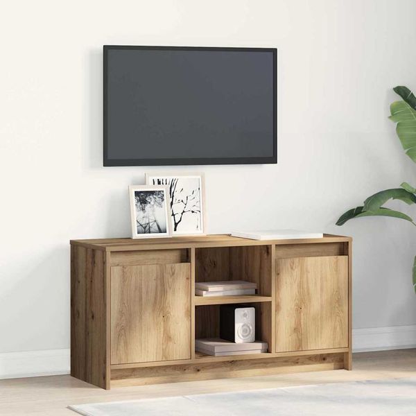 vidaXL TV jednotky Hnedá 100 x 34 x 50 cm Kompozitné drevo