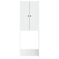 vidaXL Toaletná skriňa EDE Biela 66 x 25,5 x 190 cm Kompozitné drevo