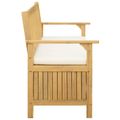 vidaXL Úložná lavička 2 -Seater 120 x 63 x 84 cm Obdĺžnikový
