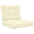 vidaXL Vankúš na vonkajšiu pohovku Polyester Krémová 60 x 50,5 cm