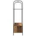 vidaXL Vešiak na oblečenie Hnedý dub 100 x 44 x 160 cm