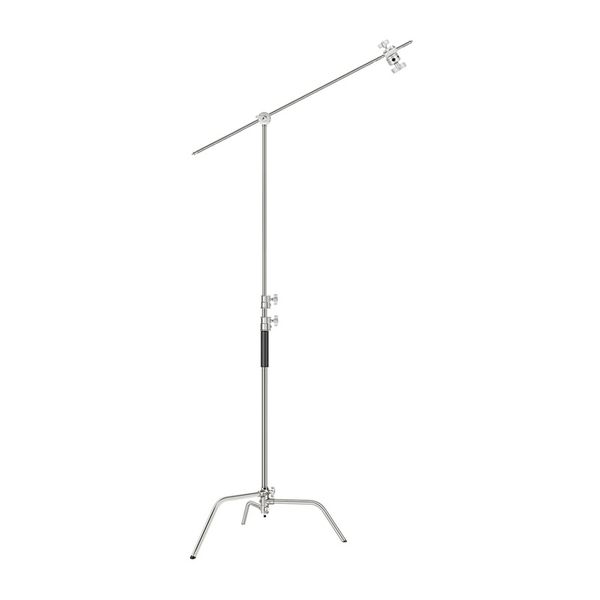 Stojan NEEWER SC320 s C-rámom z nehrdzavejúcej ocele a dĺžkou 320 cm s predlžovacím ramenom