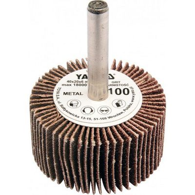 Kotúč lamelový radiálny 40x20 P-80 s hriadeľom 6 mm