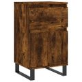 vidaXL Komody 2 ks dymový dub 40x35x70 cm kompozitné drevo