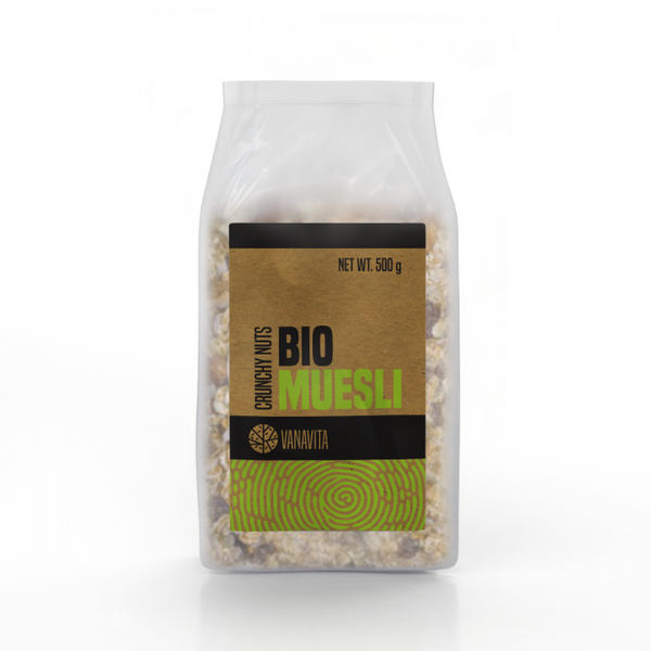 BIO Müsli - VanaVita, chrumkavé orechy