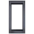 vidaXL Kvetináč antracitový 40x80x80 cm oceľ