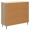 vidaXL Servírovacia skriňa Dub sonoma 89 x 34,5 x 82 cm