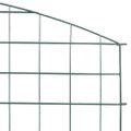 vidaXL Sada plotu pre rybník 5 ks 100 x 50 cm Oceľ Zelená