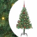 vidaXL Vianočný stromček Zelená 150 cm PVC