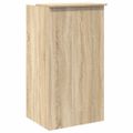 vidaXL Recepčný pult, dub sonoma, 55x50x103,5 cm, imitácia dreva