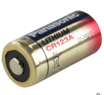 Batéria PANASONIC CR123, 3V Lítium, blist 1ks Batéria PANASONIC CR123, 3V Lítium, blist 1ks