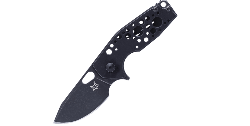 FOX Knives FX-526 ALB Suru Alluminium Black vreckový nôž 6 cm, čierna, hliník