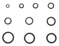 Sada tesniacich krúžkov z NBR a ocele MECHANIC RING SET 3, M6–M24, 180 ks, SIXTOL