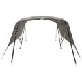 vidaXL Strieška Bimini s 3 oblúkmi a stenami 243x(170-182)x137 cm