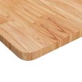 vidaXL Štvorcová stolová doska bledohnedá 90x90x2,5 cm lakovaný dub