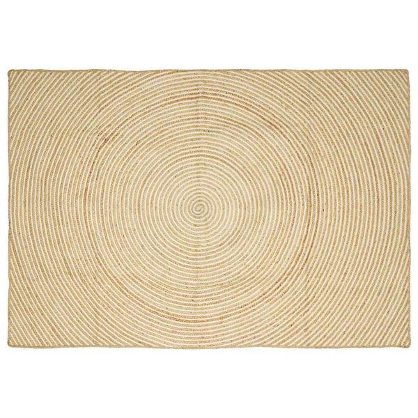 vidaXL Kusové koberce Biela 160 x 230 cm Juta