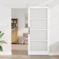 vidaXL Posuvné dvere ORKDAL Biela 93 x 211 cm