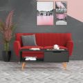 vidaXL Konferenčný stolík, sivý 100x49,5x43 cm, kompozitné drevo