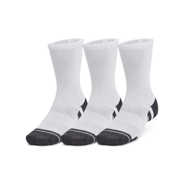 Ponožky Performance Tech 3pk Crew White - Under Armour, veľkosť M
