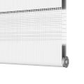vidaXL Zebra roleta biela 65x150 cm šírka látky 60,9 cm polyester