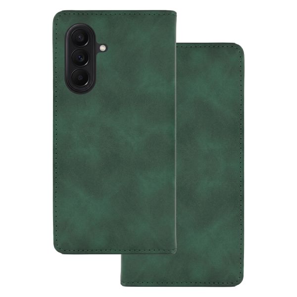 Puzdro Smart Suede pre Samsung Galaxy A27 5G zelené