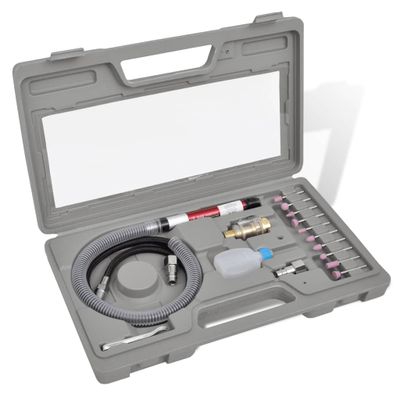 vidaXL Pneumatická sada airpress náradia s brúskou